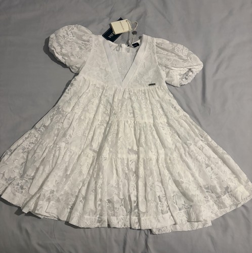 Monnalisa kids white lace