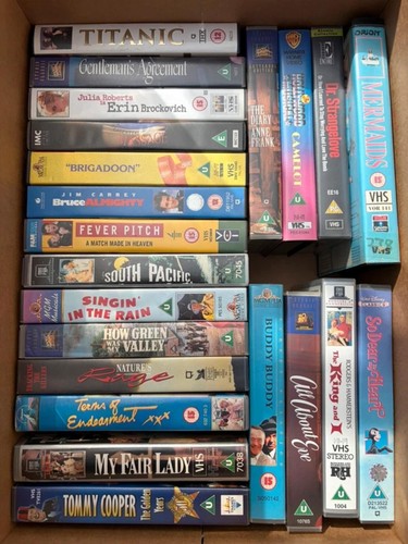Vhs bundle vintage video - video, media