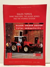 Same Silver Series Hydrive Tractor Sales Brochure June 1998 80 90 100.4 100.6 T7