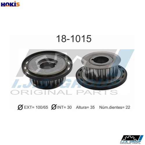 Sprocket crankshaft 1015 - sprocket, 18-1015