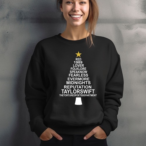 Black christmas jumper - black,