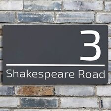 House Number Plaques Personalised Door Numbers Door Signs Custom Number Plate Uk