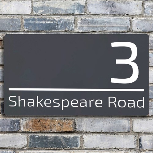 House number plaques - house,