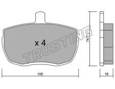 TRUSTING 018.0 Brake Pad Set- disc brake 4431470