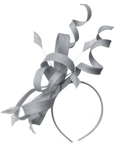Large swirl loop sinamay - loop,
