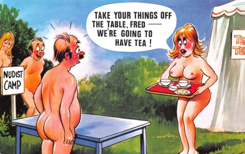 Bamforth black triangle - triangle, comic