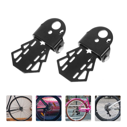 Folding bike rear footrest - bike,