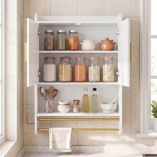 Wall mounted bathroom cabinet - wall,