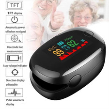 NEW Blood Glucose Monitor LED Display Fingertip Oximeter for Adults Seniors