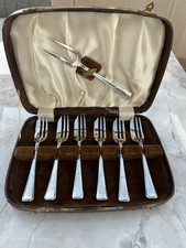 BOXED SET  SIX ELEGANT SILVER