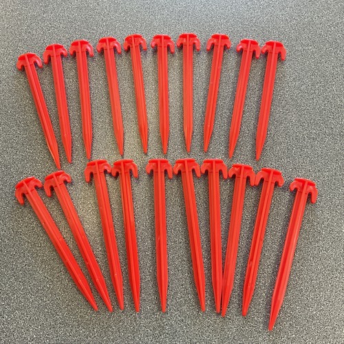 Tent pegs red orange - /,