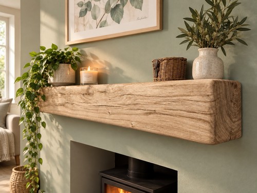 15x15cm solid oak beam - solid,
