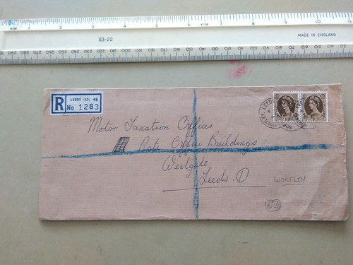 Postal history registered - postal, history: