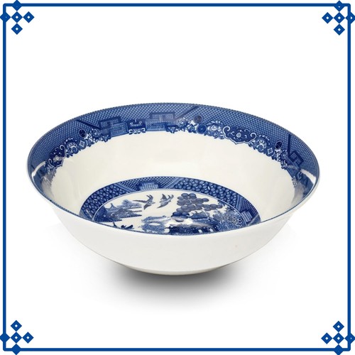 Blue willow oatmeal bowl - willow, 15cm