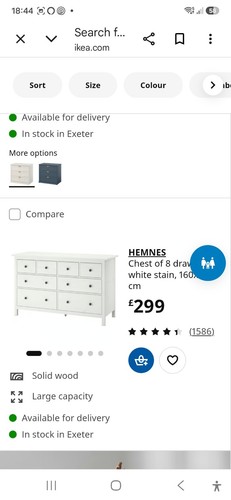 Hemnes chest draws - hemnes,