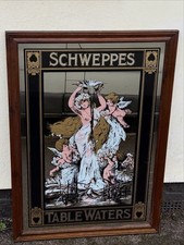 Schweppes Tablewater Advertising Mirror