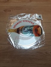 Shakin' Stevens - Pink Champagne.  1990 Shaped Picture Disc 7" Vinyl Single EX