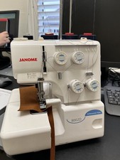 Janome 8002D Sewing Machine Tested & Working With Foot Pedal and booklet