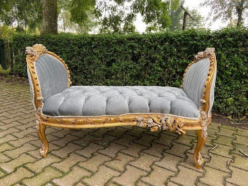 Sofa chaise french - sofa, louis