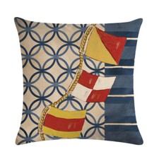 18x18" Nautical Sailing