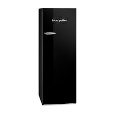 New Graded Retro Black Montpellier MAB341K Tall Fridge RRP£539  D87
