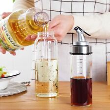 Olive Oil Glass Control Dispenser Vinegar Pourer Bottle Kitchen Cooking Tools.