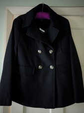 John Lewis Black Pea Coat 14