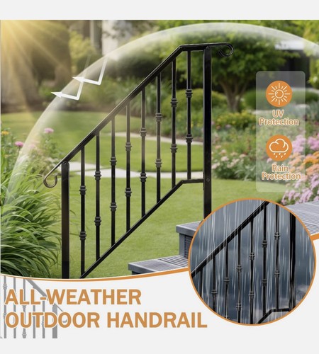 Wrought iron handrail picket - iron,