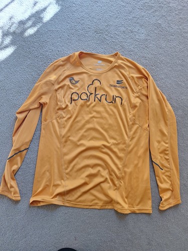 Womens parkrun orange logo - orange,