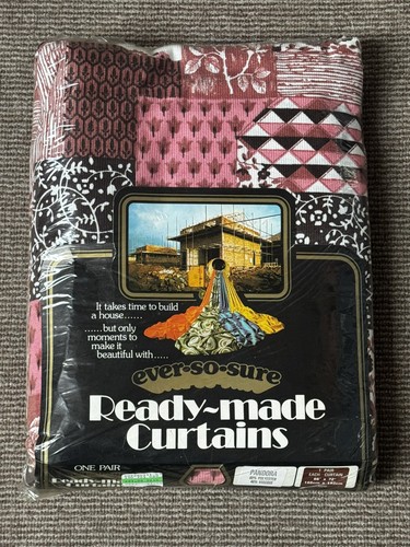 Vintage 1960 70s - vintage, curtains