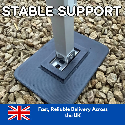 Awning leg plate anchor - anchor, for