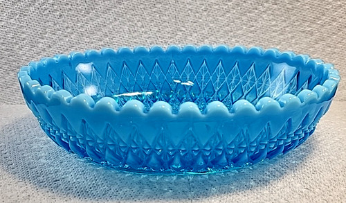 Antique pearline oval bowl - antique,