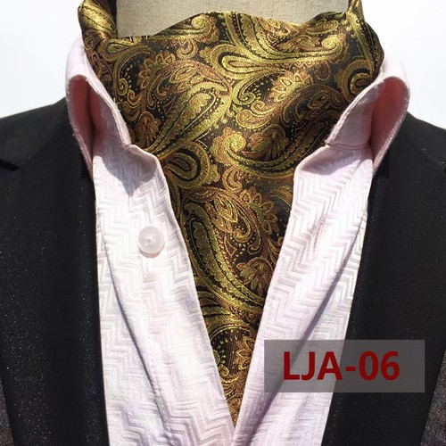 Men black gold paisley - &,