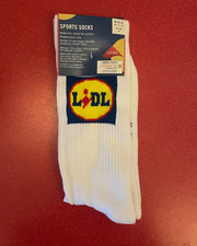 LIDL Sports Socks - White UK size 9-11.5