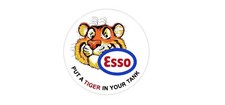 ESSO PUT A TIGER IN YOUR TANK MOTORSPORT  STANDARD CLEAR REVERSE x2