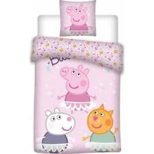 Peppa Pig Ballet Bedding Single Reversible Duvet Cover Pillow Bed set ballerina