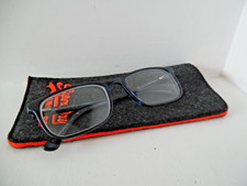 Superdry Marbled Blue/Black Rectangular Eye Glasses & Soft Case SDO 04 52 140