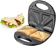 750W 2 Slice Double Sandwich