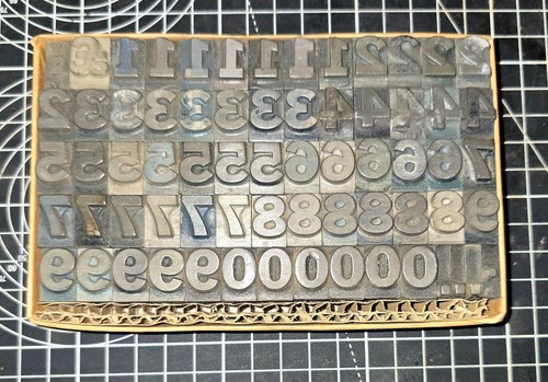 48pt numbers set metal - 48pt,