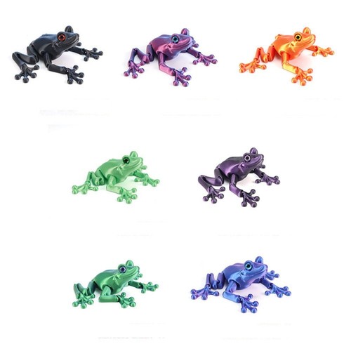 Pla printed frog model - printed,