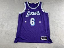 LeBron James Los Angeles Lakers #6 Jersey Nike City Edition Mens xl