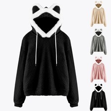 Womens-Cat Ears Teddy Bear