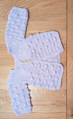 Hand crocheted bobble - crocheted,