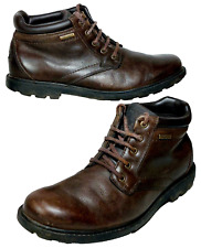 ROCKPORT Mens Brown Leather