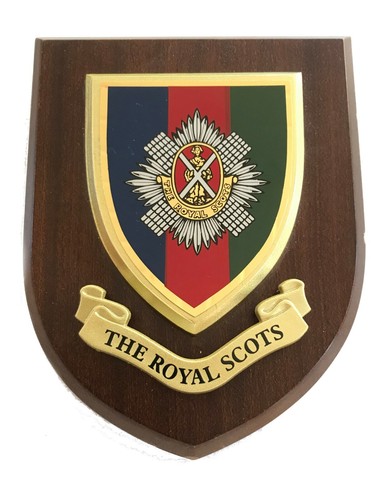 The royal scots wall plaque - royal,