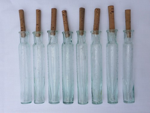 Old small medicine glass - old,
