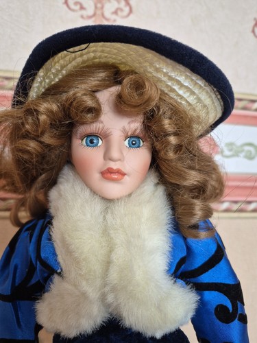 Vintage porcelain doll - vintage,