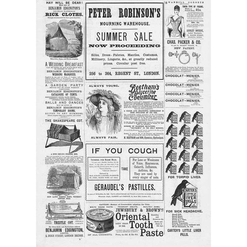 Victorian adverts edgington s - victorian, edgington's