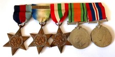 WW2 British Naval Campaign Medal Group