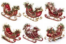 CHRISTMAS SLEIGH Cardmaking